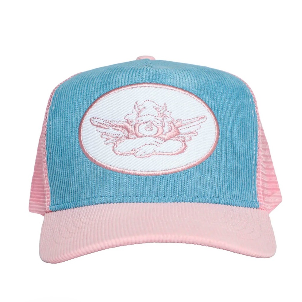 BOYS LIE AQUARIUS CORDUROY TRUCKER HAT NWOT